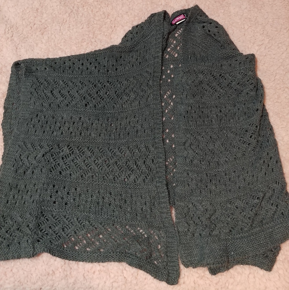 Lightweight gray cardigan